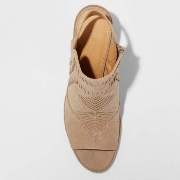 Open Toe Booties - Picture 2 of 7